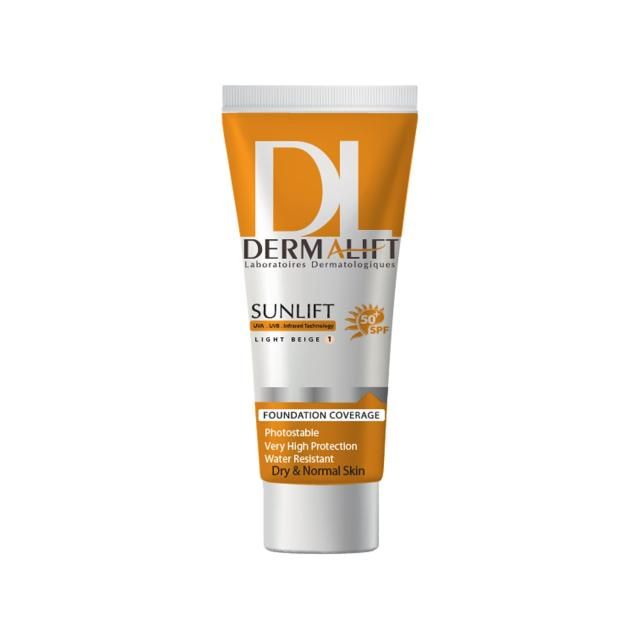 4677d881230304f9d76d15520bb655f2-single کرم ضد آفتاب SPF50 درمالیفت مناسب پوست های خشک و معمولی شماره 1 حجم 40 میلی لیتر - بژ روشن - Image 1