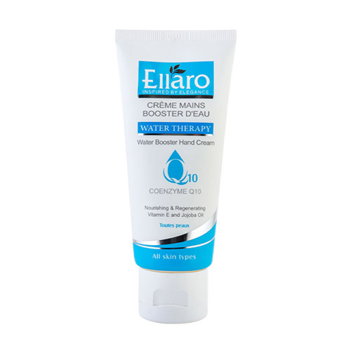 Ellaro-hand-cream کرم دست آبرسان و تقویت کننده حاوی کوآنزیم Q10 الارو|Ellaro water booster hand cream With Q10 - Image 1