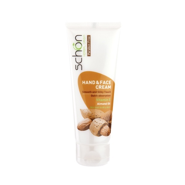 کرم-بادام-شون-تیوپی کرم تیوپی دست و صورت بادام شون|Schon Almond Hand And Face Cream - Image 1
