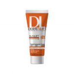 کرم ضد آفتاب رنگی درمالیفت مدل SPF50 محافظ UVA ،UVB، ضد آب، مناسب پوست چرب شماره 2 حجم 40 میلی‌لیتر - بژ طبیعی