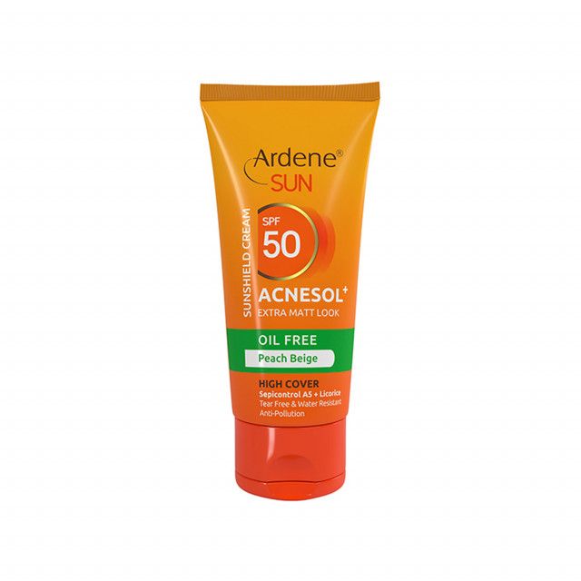 793cff2c9a11412b2fe8768bef589f38-single کرم ضد آفتاب فاقد چربی آردن مدل Acnesol SPF50 وزن 50 گرم - بژ هلویی - Image 1