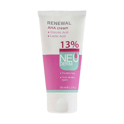 Neuderm-renewal-AHA کرم لایه بردار آ.اچ .آ رینیوال 13% نئودرم|Neuderm renewal AHA cream - Image 1