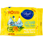 دستمال مرطوب پاک کننده و نرم کننده بسته‌ای دافی - بسته 20 عددی