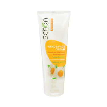 کرم-دست-بابونه-شون-تیوپی کرم دست و صورت تیوپی بابونه شون|Schon Hand And Face Cream Chamomile 75ml - Image 1