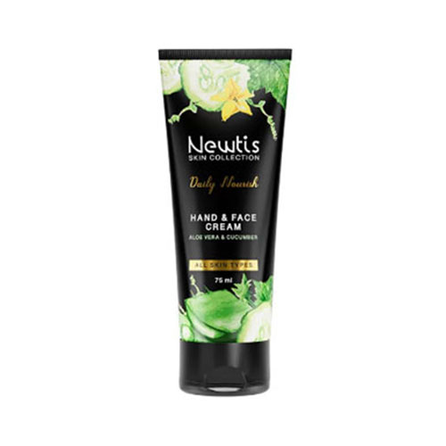 newtis-aloevera-cucumber-moisturizing-cream کرم مرطوب کننده تیوپی آلوئه ورا و خیار 75 میل نیوتیس|newtis aloevera cucumber moisturizing cream - Image 1