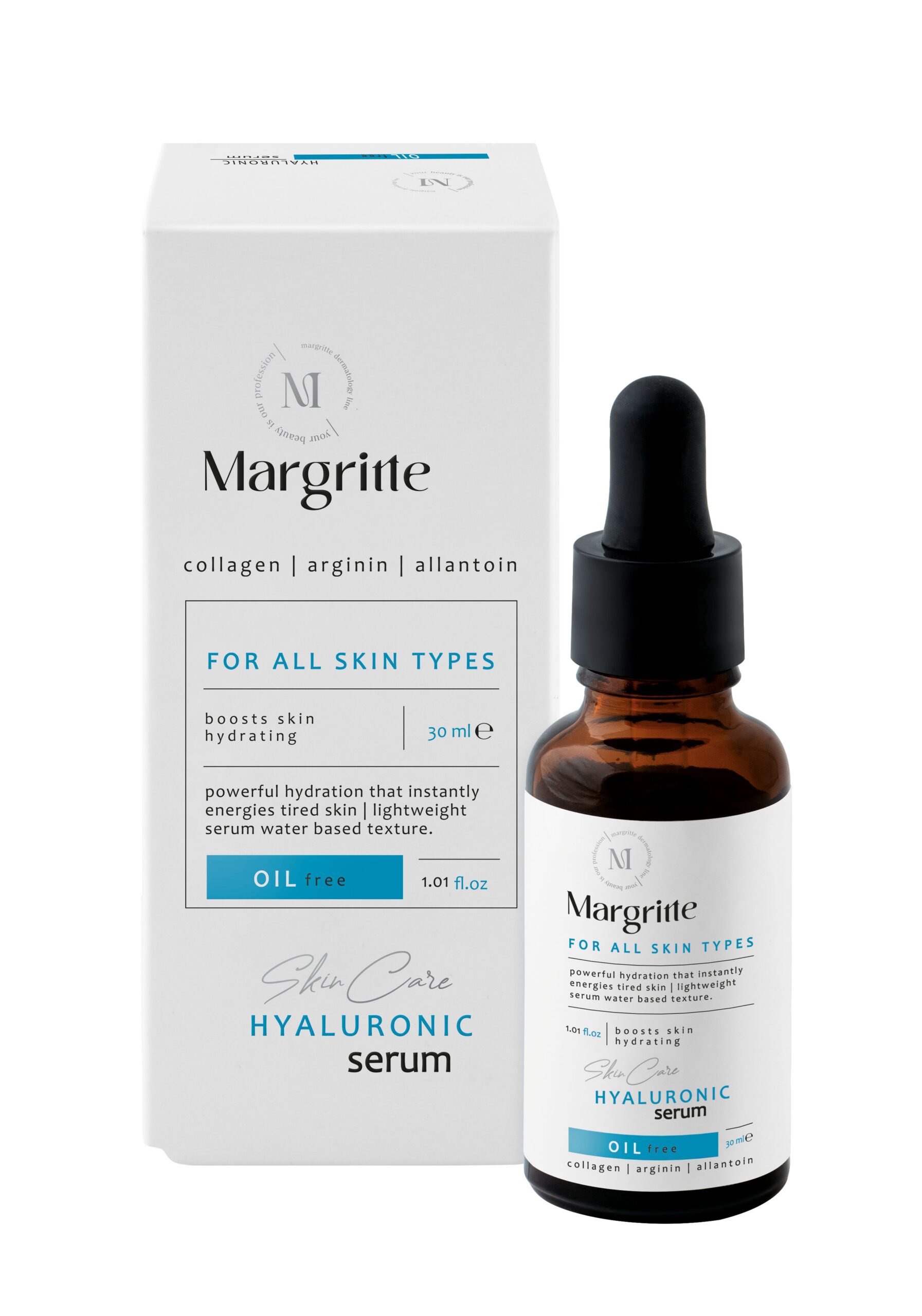 494bd95b-dacc-4580-a00d-7c61654dfaa3 سرم هیالورونیک اسید حجم 30 میلی لیتر مارگریت - Image 1