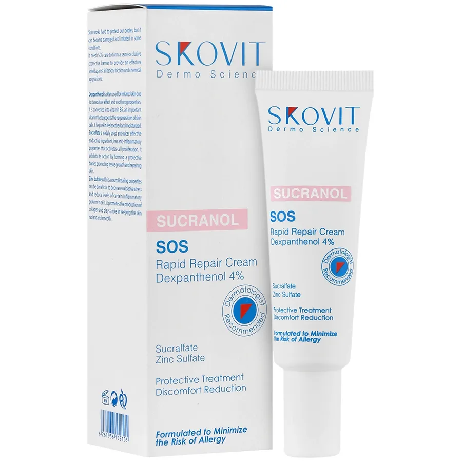 4be6f0ef-d991-46ba-ab48-9210e46c0ff7 کرم ترمیم کننده و بازسازی کننده قوی پوست مناسب پوست های آسیب دیده 30 گرمی- اسکوویت - Image 1