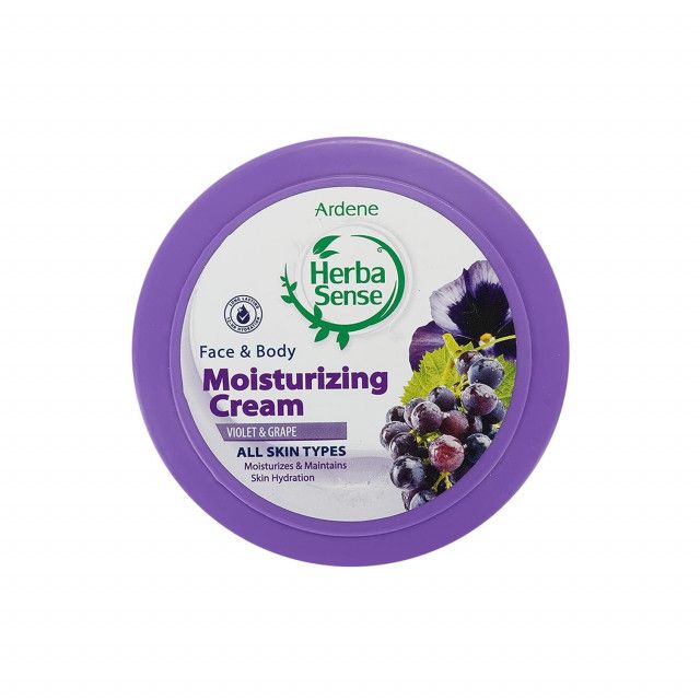 89d6ae5ddcc7966012cd8850b3a609fc-single کرم مرطوب کننده آردن سری Herba Sense با رایحه انگور و بنفشه وزن 150 گرم - Image 1