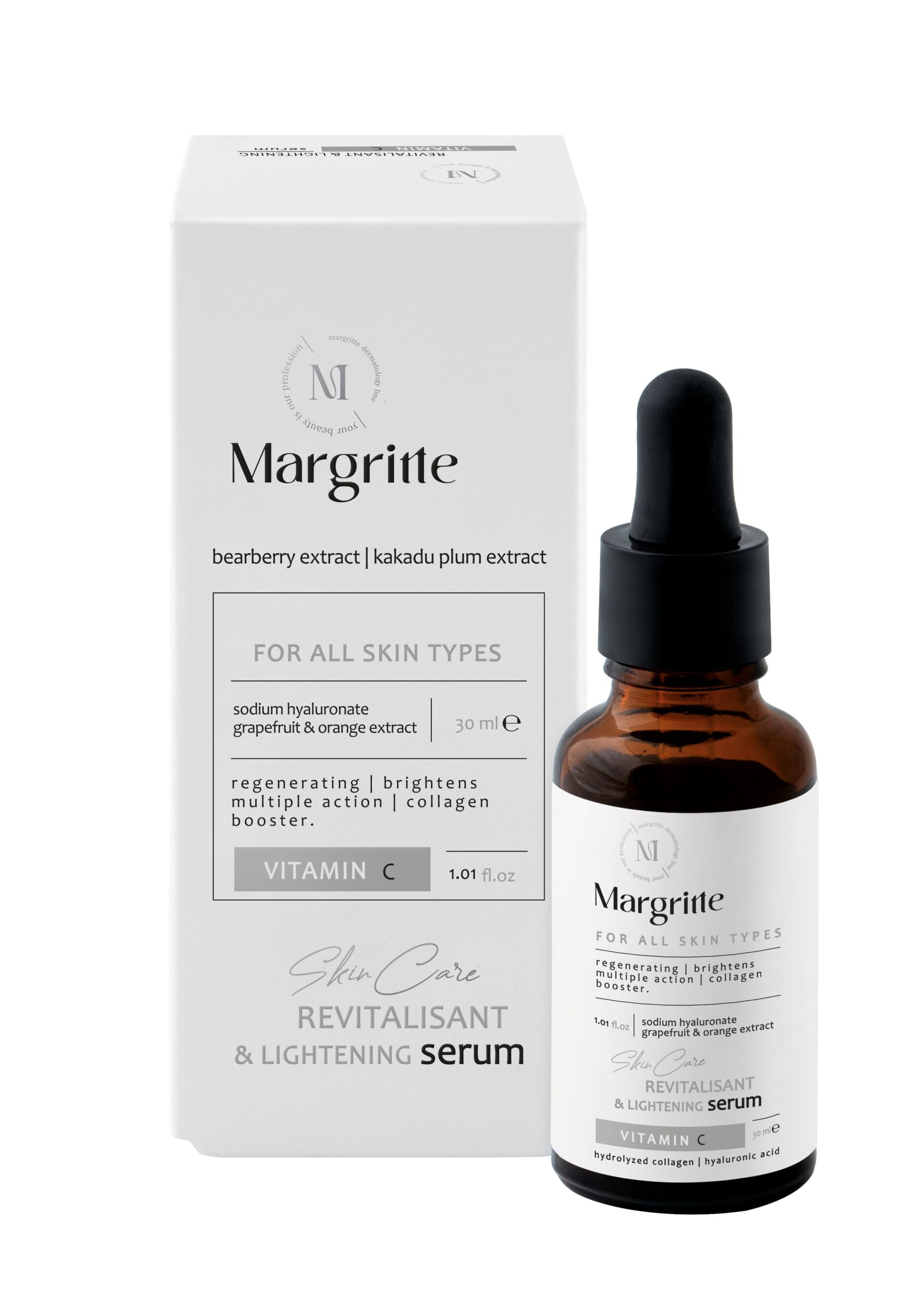 d8ecf334-ec4c-4488-8e39-d04fbc5fb40a سرم روشن کننده ویتامین C حجم 30 میلی لیتر مارگریت - Image 1