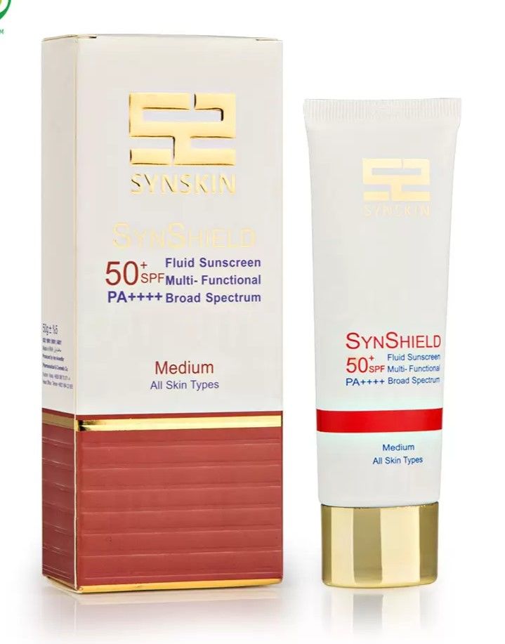 812de6c9-9204-4e2b-a700-d123d11dd927 ضد آفتاب فلوئید 50+ SPF ساین شیلد ساین اسکین، رنگی مدیوم ، مناسب انواع پوست - Image 1