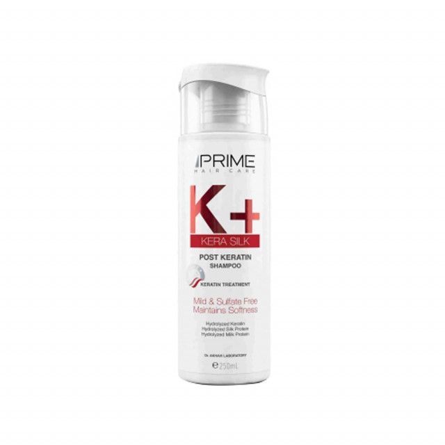 215e50dbc65bc443c6f0c39384c35566-single شامپو فاقد سولفات پرایم مدل +K مناسب موهای کراتینه شده حجم 250 میلی لیتر - Image 1