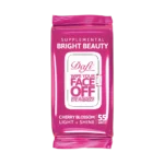 دستمال مرطوب پاک کننده آرایش درب دار دافی مدل شکوفه گیلاس ژاپنی بسته 55 عددی