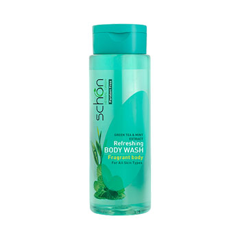 شامپو-بدن-چای-سبز-و-نعنا-شون شامپو بدن چای سبز و نعنا شون 420میل|Schon Green Tea And Mint Body Wash 420ml - Image 1