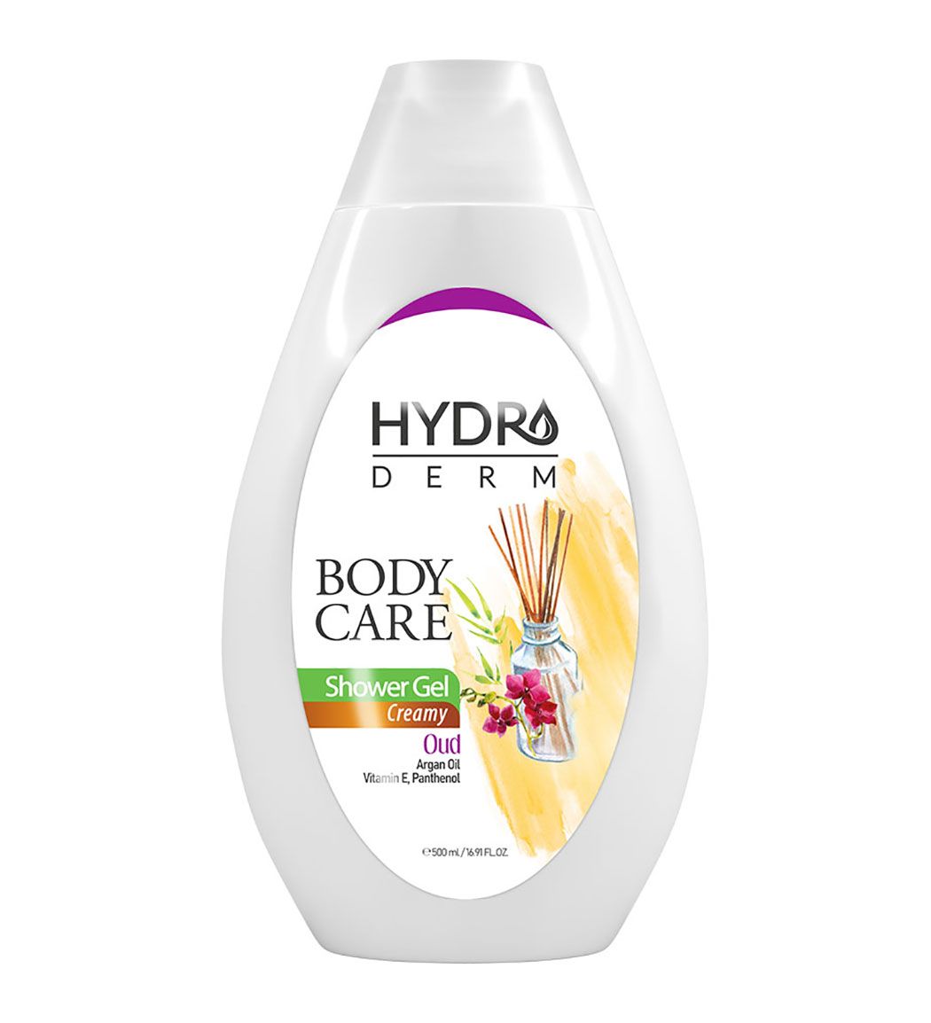 90722bf8-70f8-481d-9acf-d600d736e568 شامپو بدن کرمی هیدرودرم مدل عود و آرگان حجم 500 میلی لیتر - Image 1